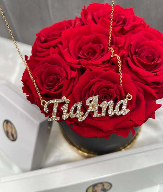Bling me out nameplate